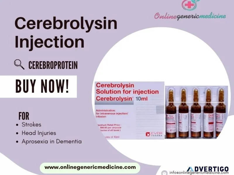 Boost brain health with cerebrolysin vaccine | buy now at online