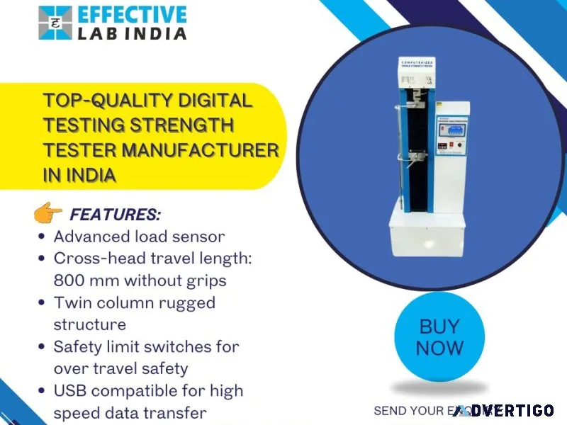 Top-quality digital testing strength tester manufacturer