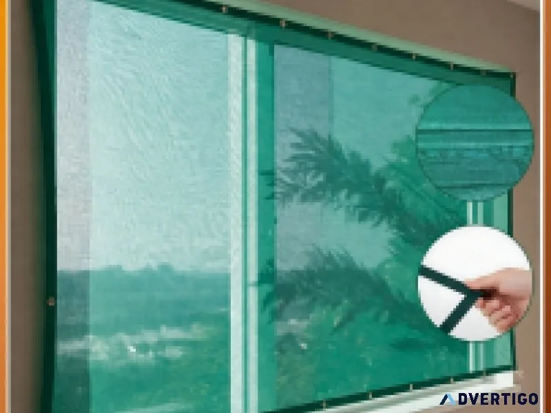 2×5 window shade sails – uv protection net for windows