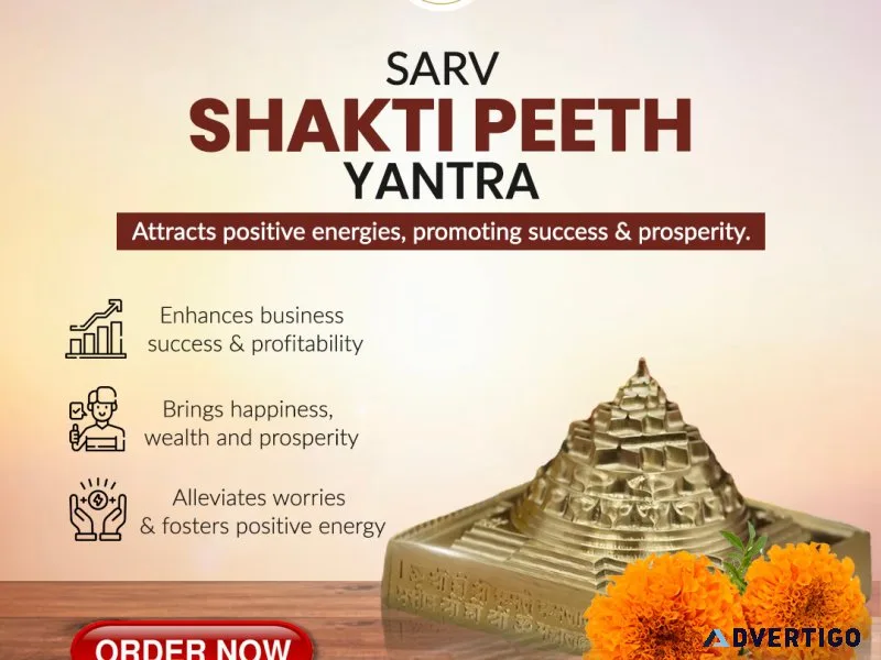Sarv shakti peeth yantra – attract divine positivity & prosperit