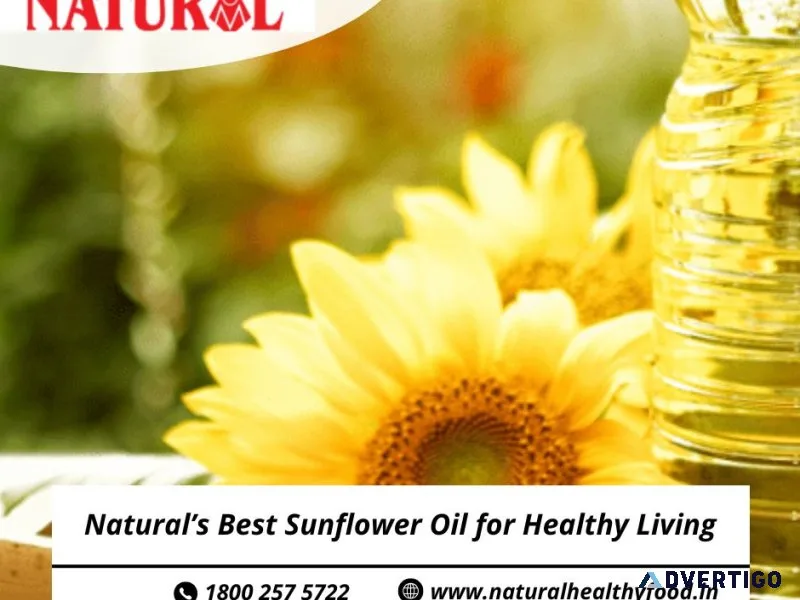 Natural’s best sunflower oil for healthy living
