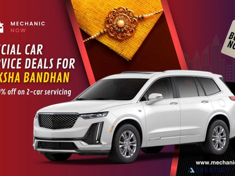 Special car servicing offers on this rakhi