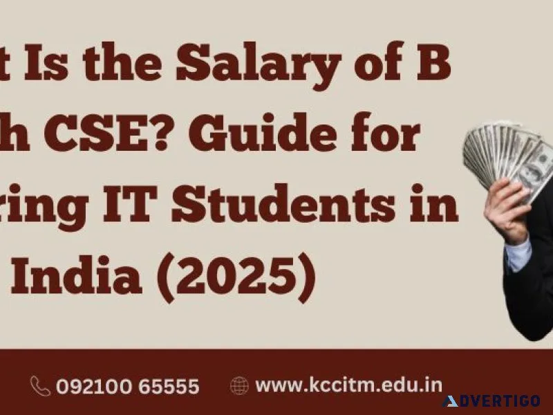 What is the salary of b tech cse? guide for aspiring students