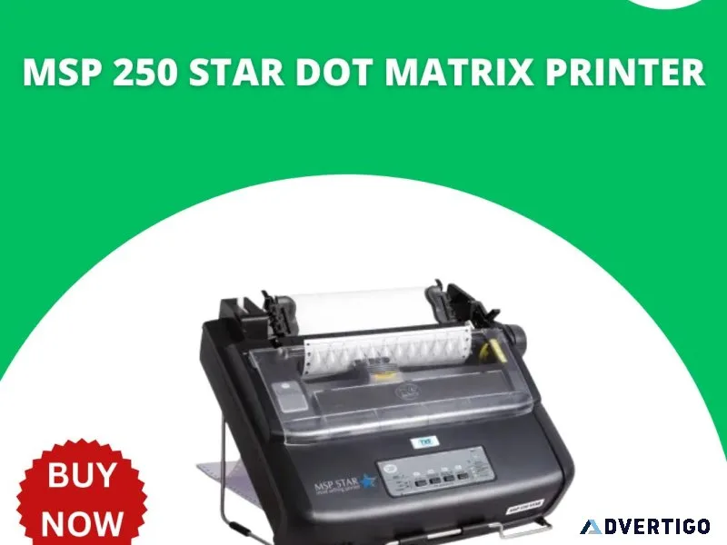 Shop tvs msp 250 star dot matrix printer with fast delivery
