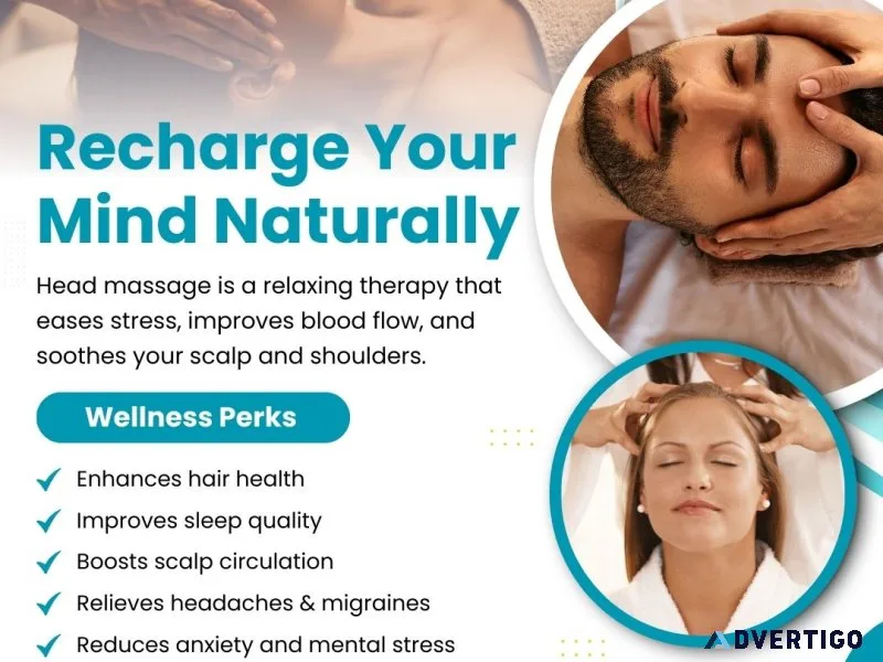 Recharge your mind naturally with a relaxing massage