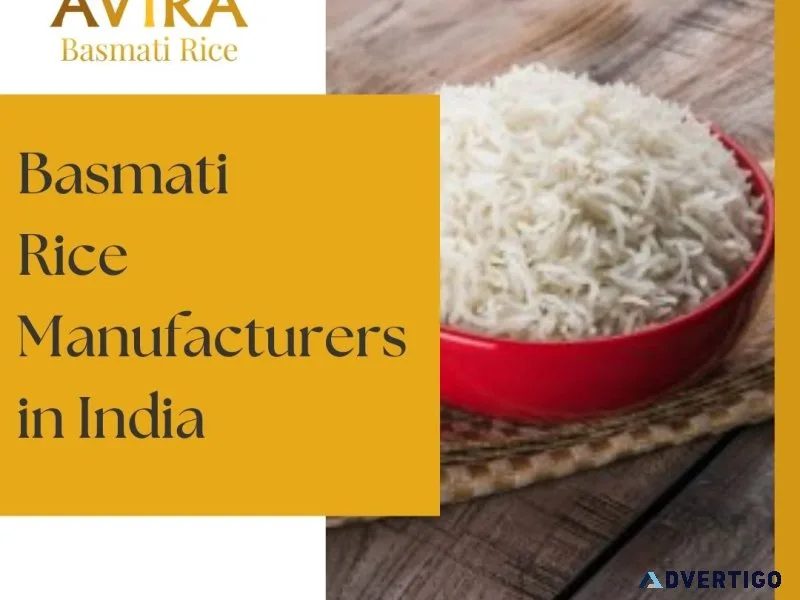 Basmati rice manufacturers in india