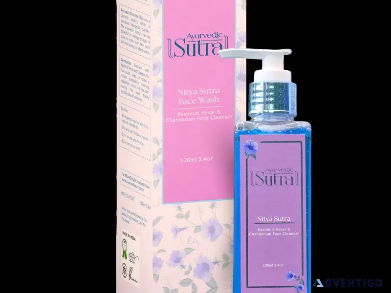 Refresh your skin with a face wash during hot weather
