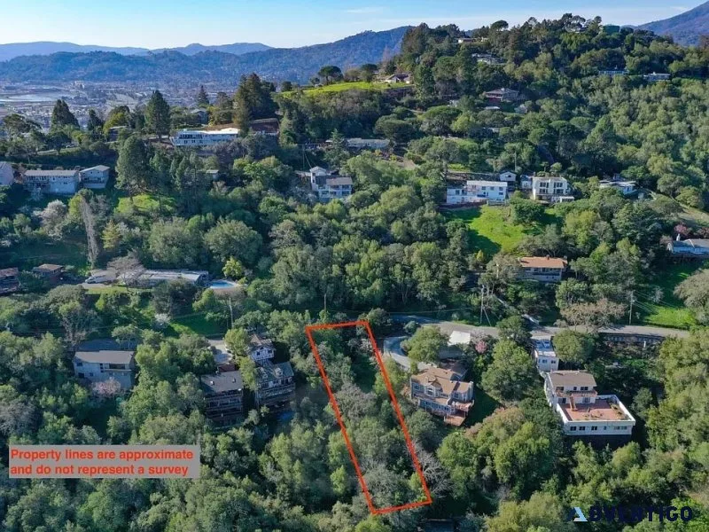 Scenic 03-acre lot in san rafael—bay views, quiet, near downtow