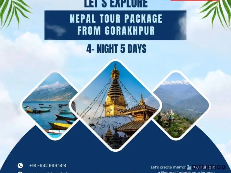 Nepal tour package from gorakhpur – 6 nights / 7 days