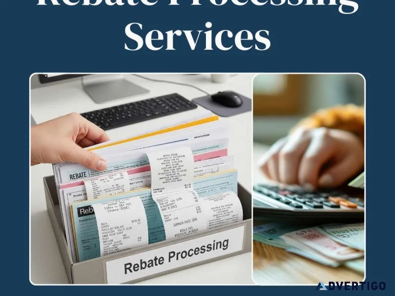 Outsource rebate processing services