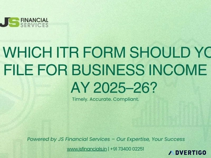 Business itr filing – ay 2025–26