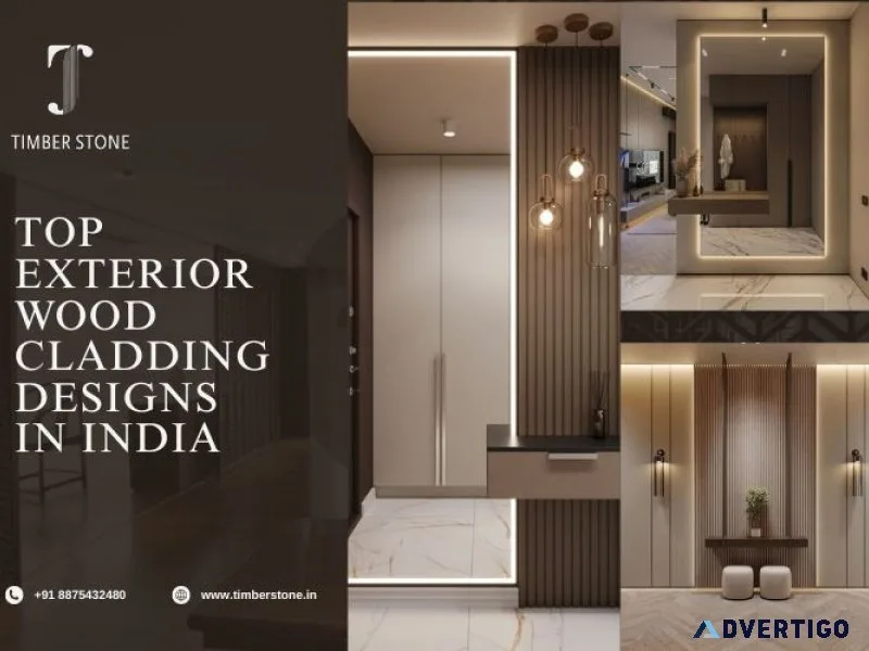 Top exterior wood cladding designs in india