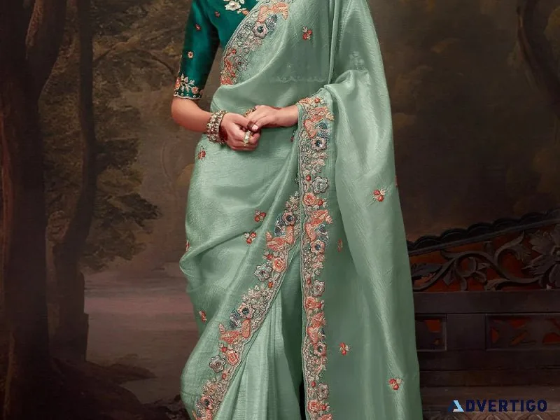Grow your wardrobe with elegant saree