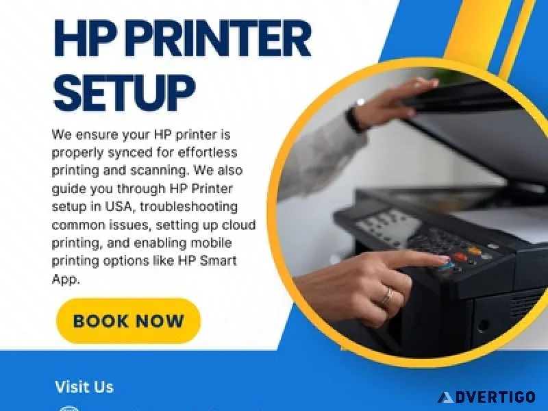 Hp printer setup in usa