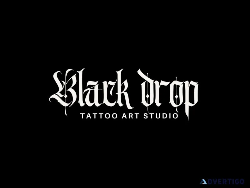 Black drop tattoo - best tattoo studio in ahmedabad