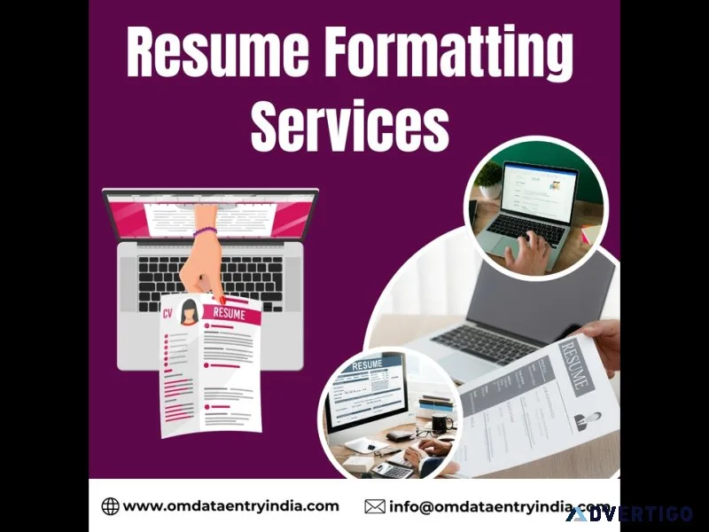 Outsource resume formatting services in india