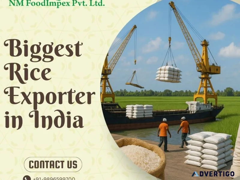 Biggest rice exporter in india