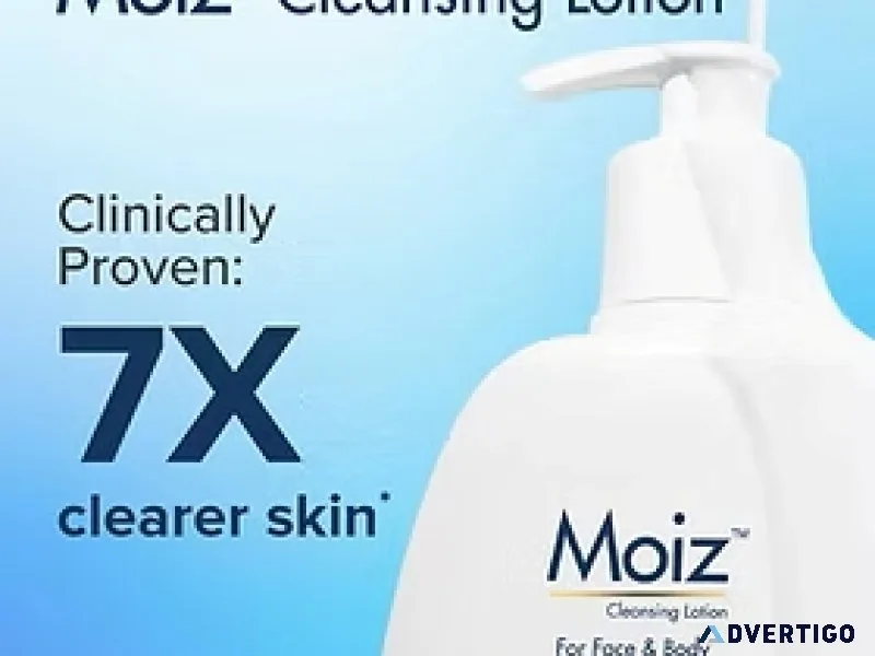 Gentle moiz cleansing lotion – face & body cleanser