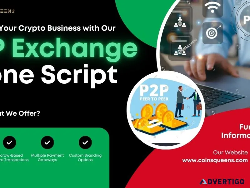 P2p exchange clone script: build a decentralized trading platfor