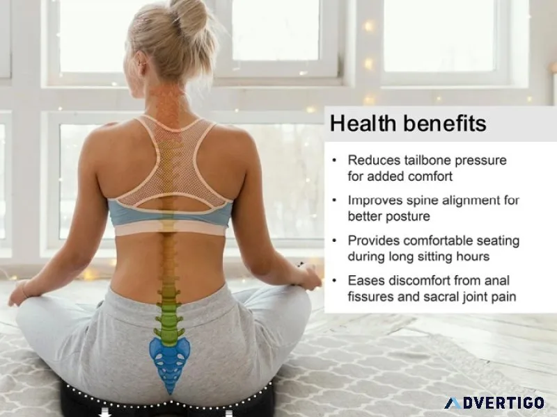Coccyx cushion for tailbone pain relief