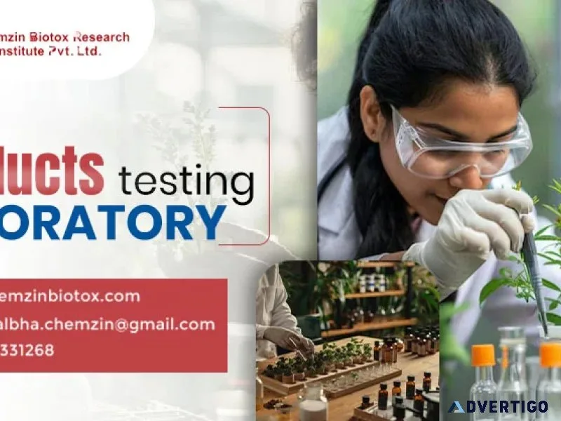 Herbal products testing lab in chandigarh - chemzin biotox