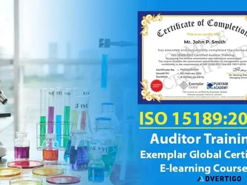 Iso 15189 auditor training course by punyam academy