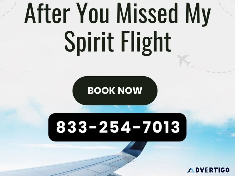 Special offers available after you missed my spirit flight