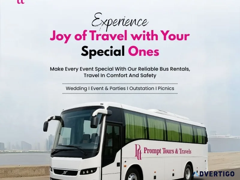 Bus for rent in chennai – reliable & comfortable travel