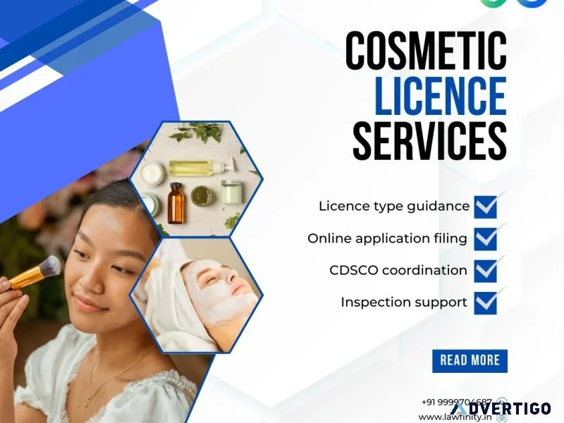 Easy online cosmetic licence in india | apply hassle-free