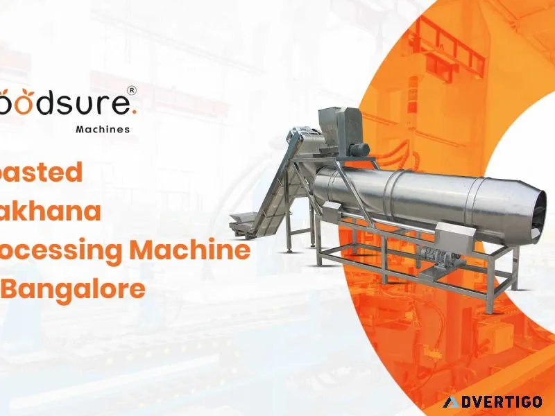 Affordable roasted makhana machine for small & large scale proce