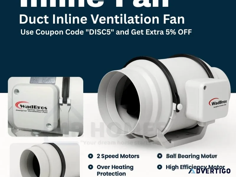 Inline duct fan