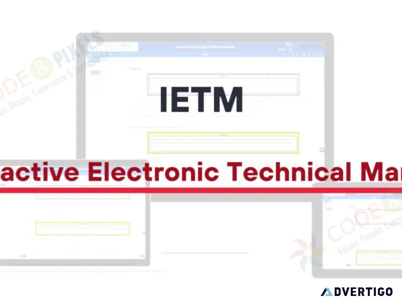 Features of (ietm) interactive electronic technical manual code