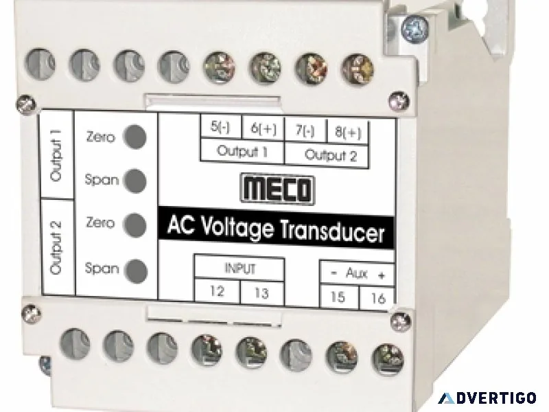 Order ac current transducers for energy monitoring