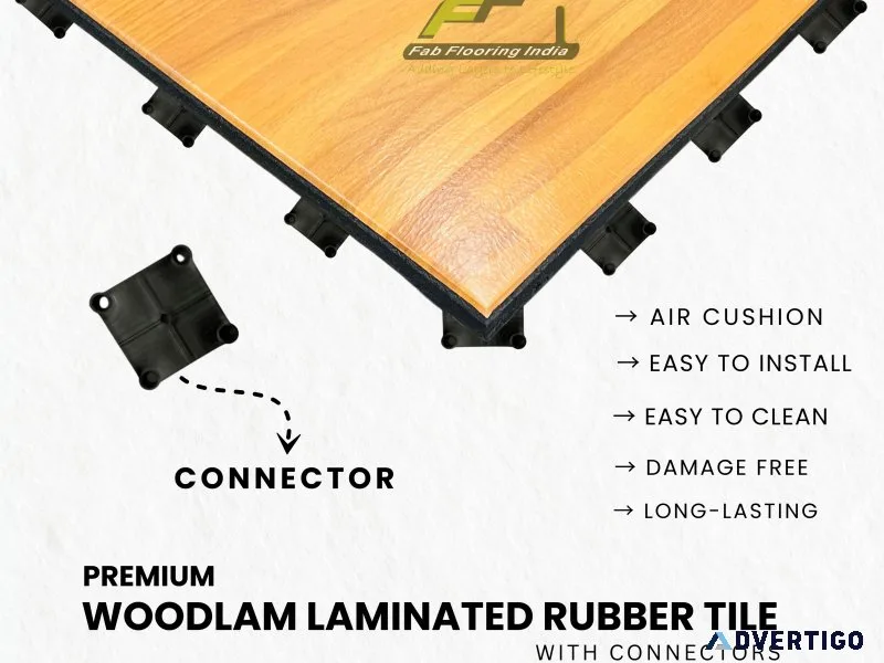 Rubber flooring in delhi | fab floorings india