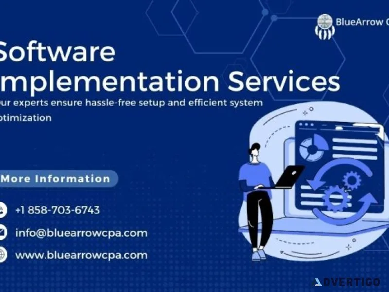 Trusted software implementation services backed by cpa expertise
