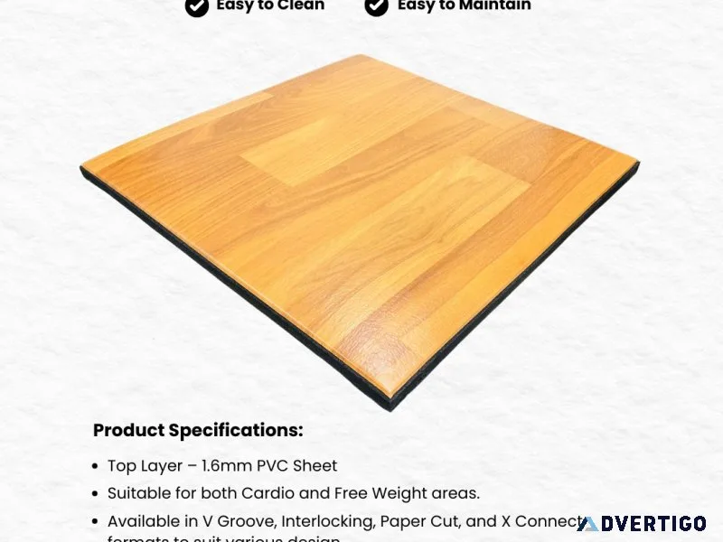 Rubber flooring in delhi
