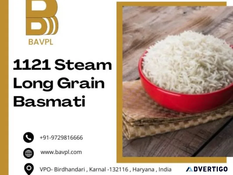 1121 steam long grain basmati
