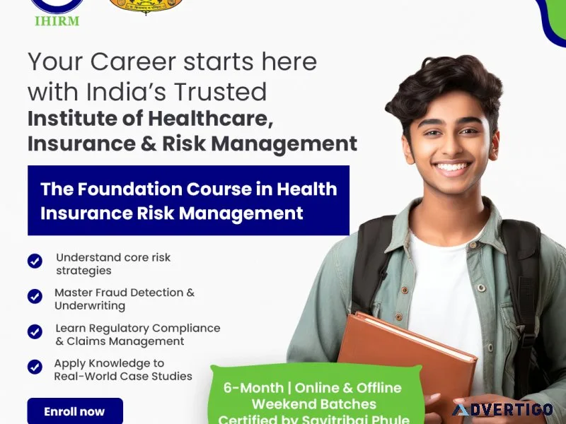 Advance your career with our risk management course at ihirm