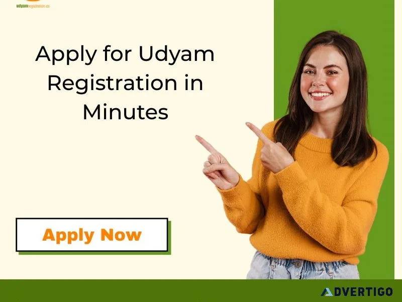 Apply for udyam registration in minutes