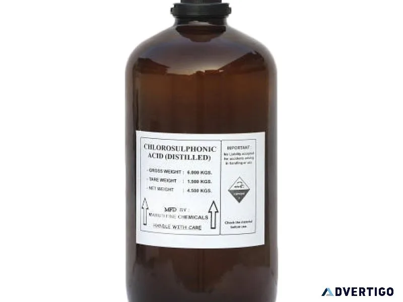 Premium chlorosulphonic acid supplier – maruti fine chemicals