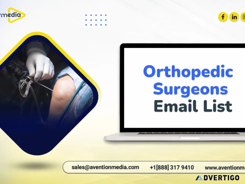 Buy 100% verified orthopedic surgeons email list