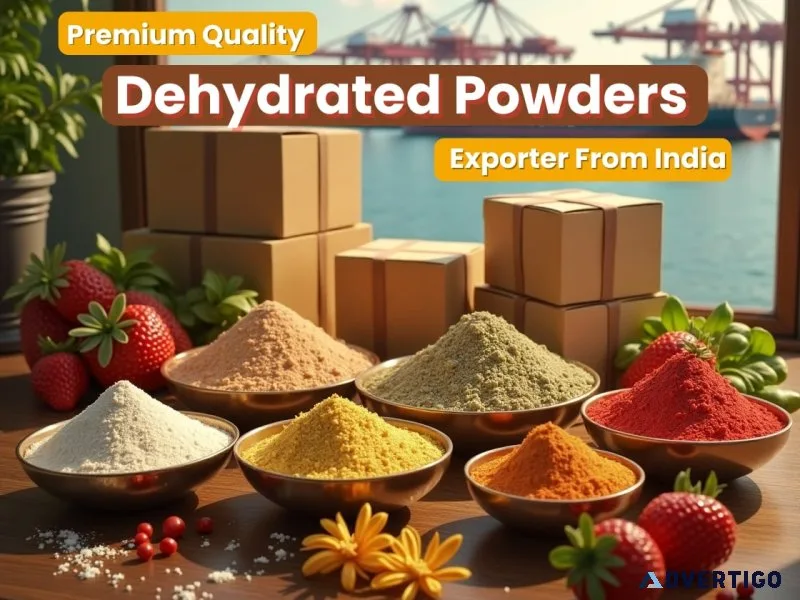 Premium quality powders exporter from india