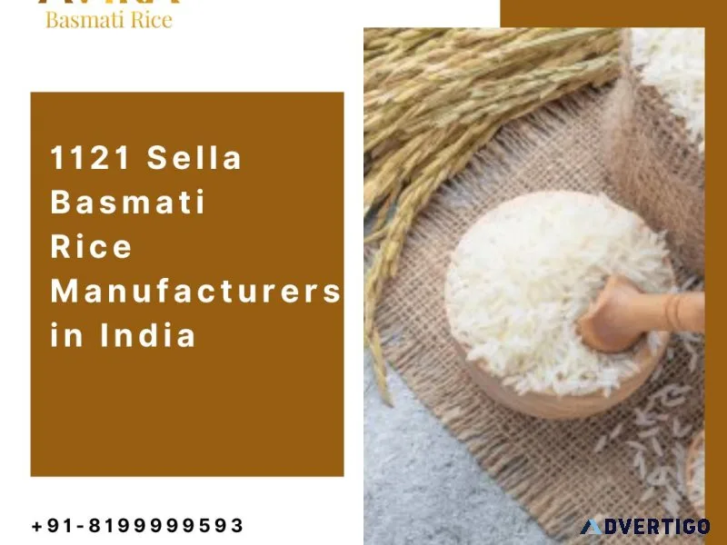 1121 sella basmati rice manufacturers in india