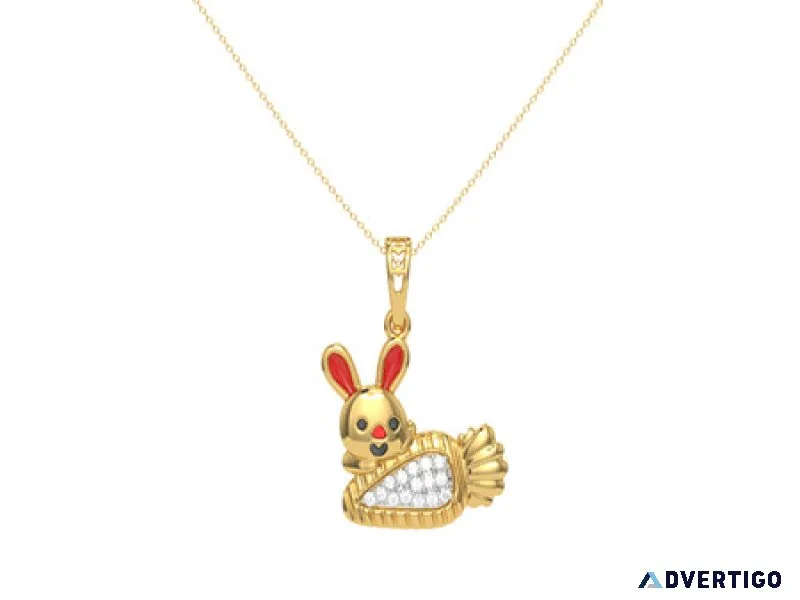 Diamond necklaces for kids – lightweight sparkle | neel jewels