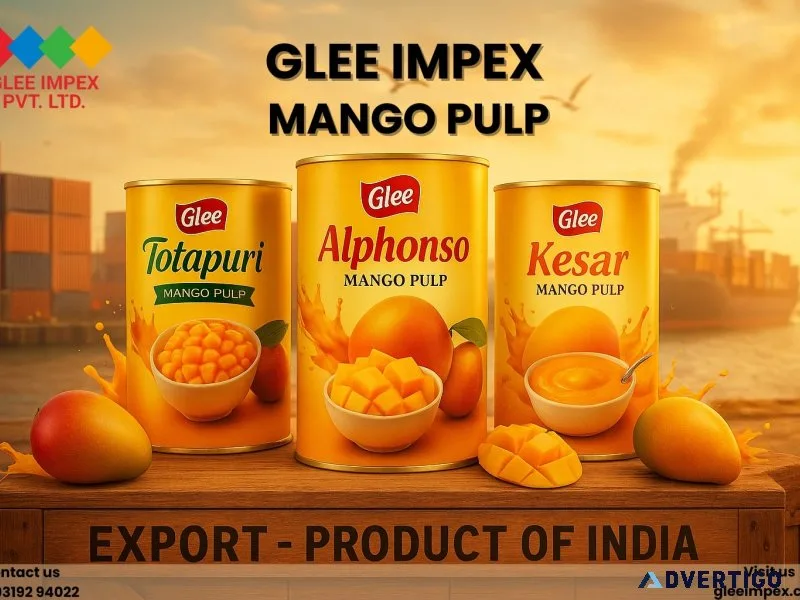 Best mango pulp exporter from india | glee impex