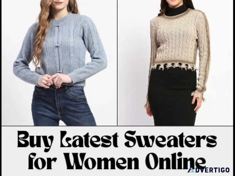 Buy latest sweaters for women online
