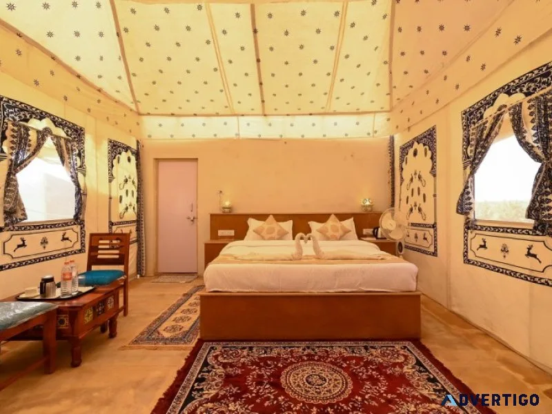 Luxury tent in jaisalmer