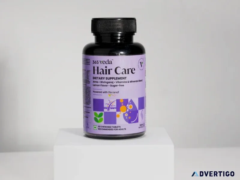 Hair wellness chewable vitamins for strong hair