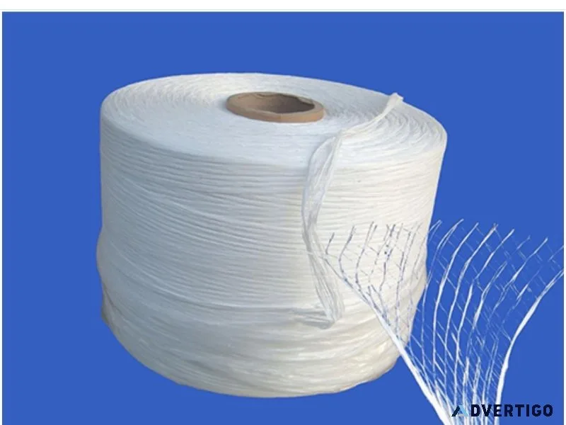 Pp fibrillated yarn for strong and durable industrial