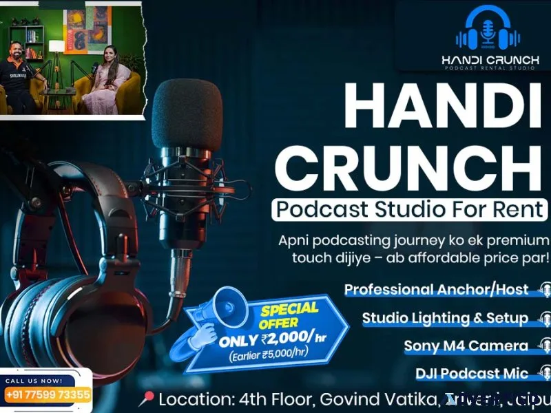 Podcast studio near me – jaipur